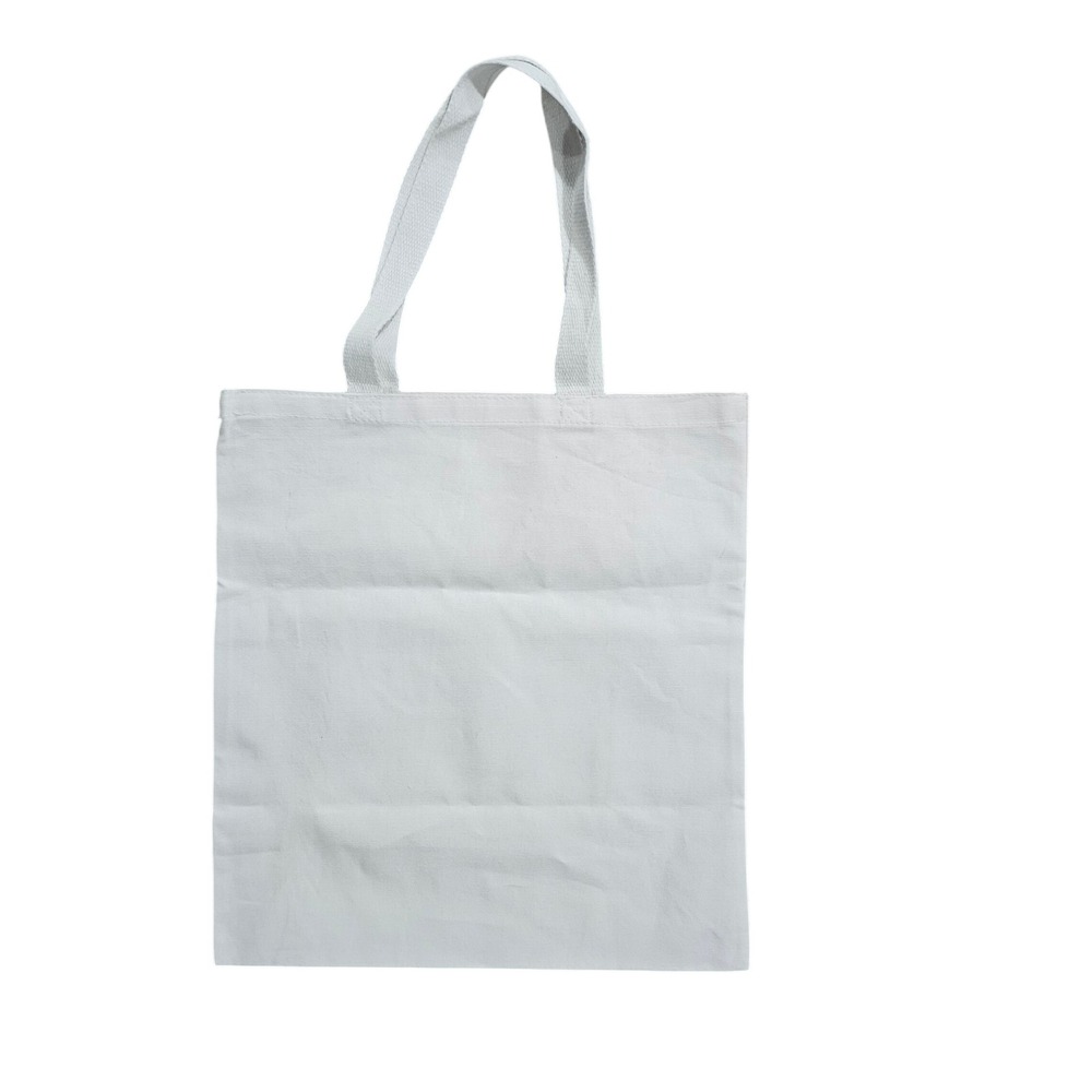 Brooks Lets Run There Womens OS White Tote Bag Graphic Canvas Shoulder Bag - Picture 2 of 3